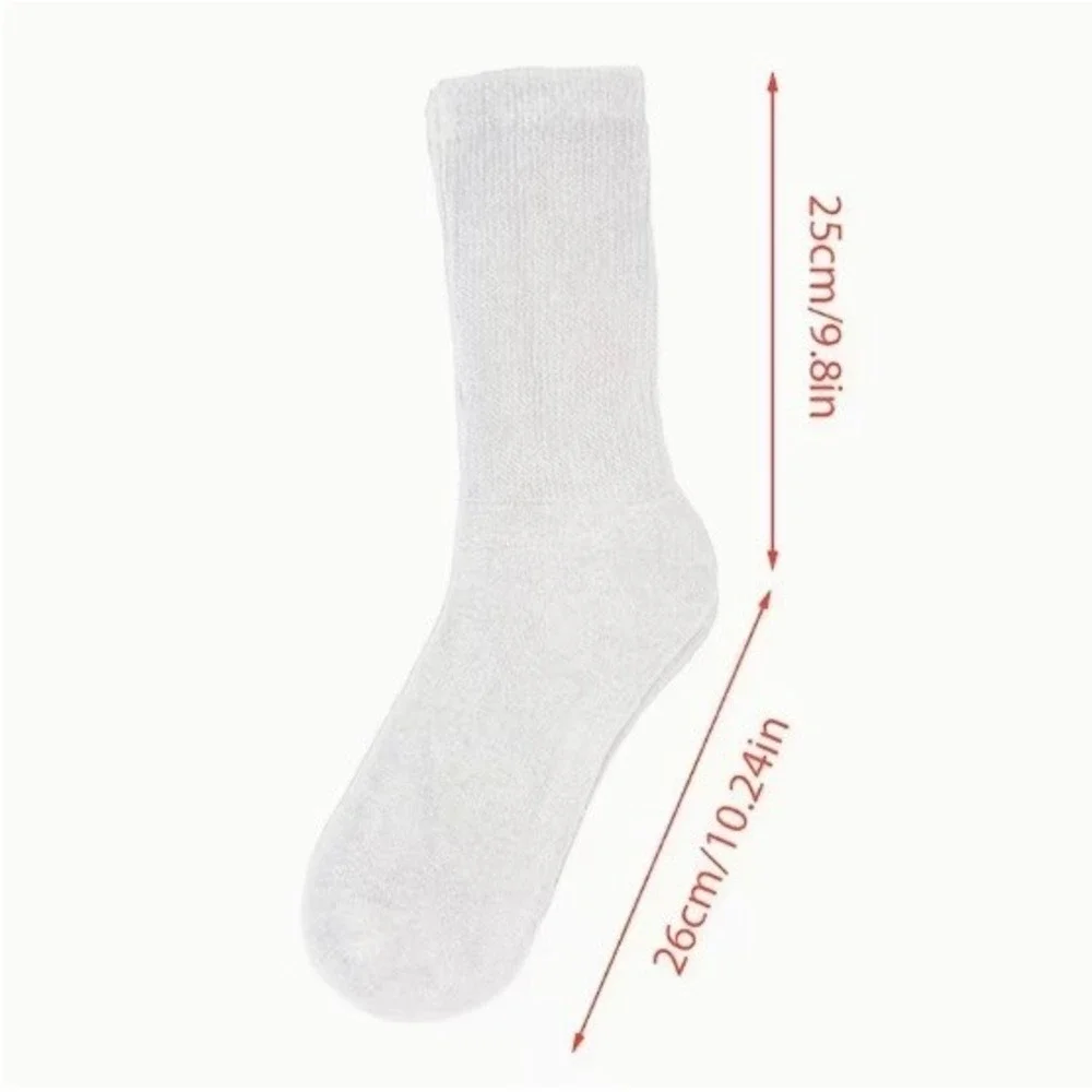 Medistride Non-binding Diabetic Circulatory Crew Socks 13-15 Gray Edema 3‎ Pairs
